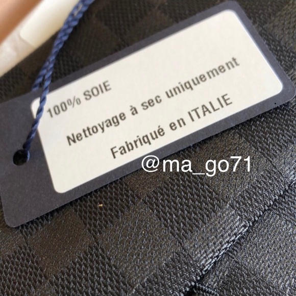 Louis Vuitton Damier black tie NWT - Picture 3 of 6